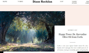 Happy Trees: Dr. Kavvadias Olive Oil from Corfu – Diane Kochilas
